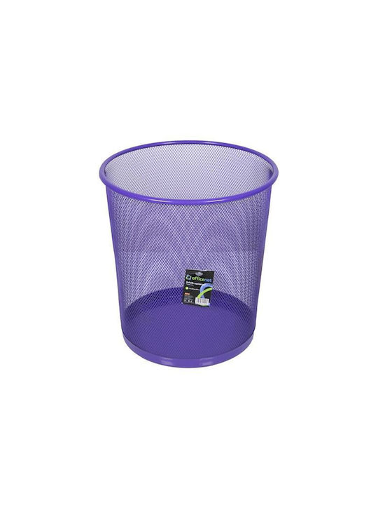 Officenet Μεταλλικό Καλάθι Μωβ 24.5x24.5x28cm