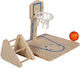 Flamingo Wooden Parrot Cage Game Staircase 20x20cm