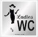 Infosign WC-Schild Frauen 14x14cm 13011
