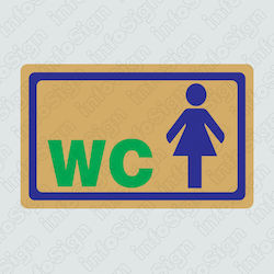 Infosign WC Women's Sign 17469