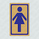 Infosign WC-Schild Frauen 7x11.5cm 17466