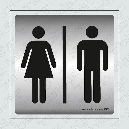 Infosign WC Men's / Women's Sign 13002