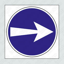 Infosign Sign Self-Adhesive "Direction Arrow" 19814