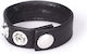 Kiotos Rainbow Cock Ring Schwanz Leder Schwarz