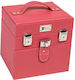 Foxy Metallic Cosmetic Case Pink H23xW23.5xD16cm