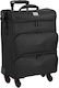 Koncai Fabric Cosmetic Case Wheeled Black H56xW38xD23cm