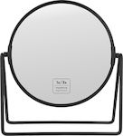 Parsa Double Sided Tabletop Makeup Mirror Black