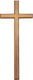 Vrochidis Metallic Memorial Cross 18x42cm
