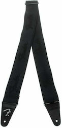 Fender Running Logo Strap Μαύρο