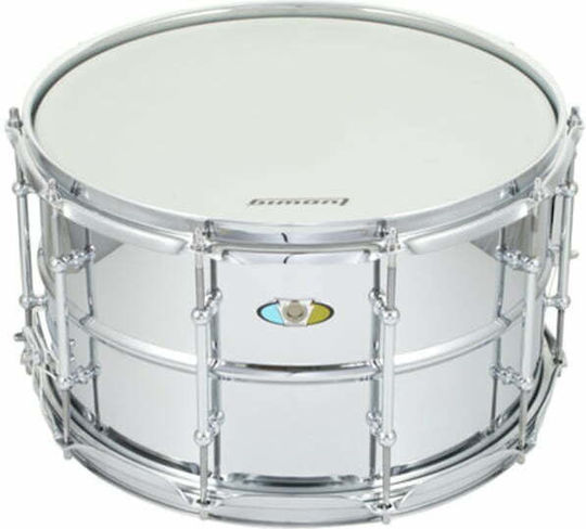 Ludwig Ταμπούρο Μεταλλικό Supralite 14" x 8" Ασημί