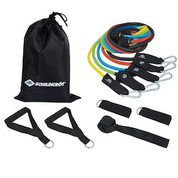 Schildkrot Gymtube Resistance Bands with Handles Set 5pcs Multicolour 1.2m