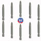 SKS Tools Set 10 Schraubendreher-Bits Stern