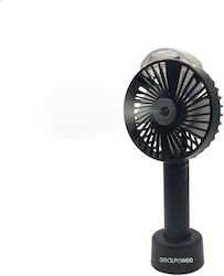 RealPower Ανεμιστηράκι Γραφείου Μαύρο 303521