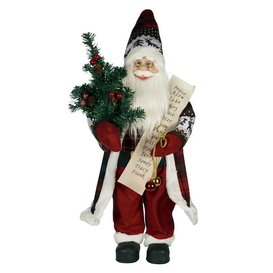 Dekorativer Weihnachtsmann Rot 90cm