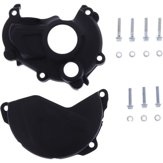 Polisport Protecție capac motor motocicletă Yamaha YZ250F Negru