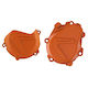 Polisport Motorcycle Engine Cover Protector Orange