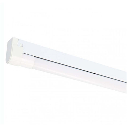 123led Φωτιστικό Σκαφάκι με Λάμπα Φθορίου T8 18W 120εκ.