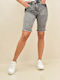 Damen Bermuda Jean Gray