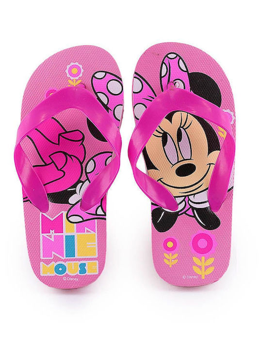 Παιδικές Σαγιονάρες Flip Flops Minnie Φούξια