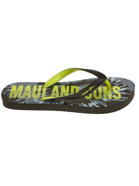 Maui & Sons Παιδικές Σαγιονάρες Flip Flops Μαύρες