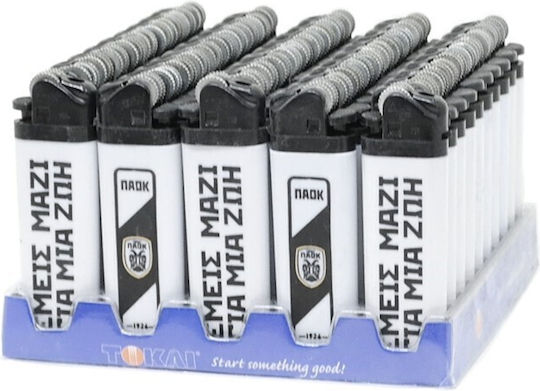 Tokai Lighter Flame in White color 50pcs
