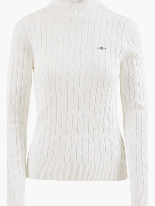 Gant Women's Long Sleeve Sweater Cotton Turtlen...