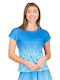 Bidi Badu W1620001-AQBL Women's Turquoise Tennis Blouse