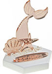 Meerjungfrau in rosa-goldenem Armband 6cm K500, nv23-25-00071-500