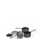 Ninja Ninja Töpfe Set aus Aluminium Grau mit Antihaftbeschichtung 3 Teile