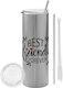 Koupakoupa Eco friendly Glas Thermosflasche Ros...