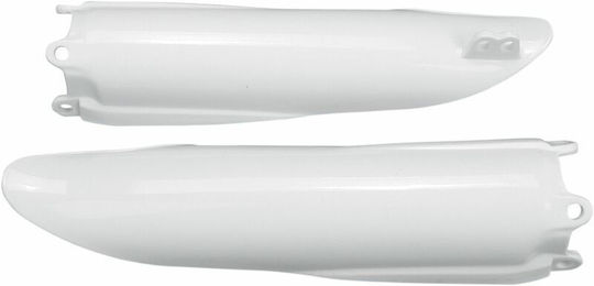 UFO Motorcycle Front Suspension Protectors Yamaha YZ 250 / YZ 125 White