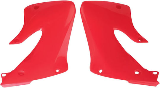 UFO Προστατευτικό Ψυγείου Μοτοσυκλέτας Honda CR 250 Κόκκινο