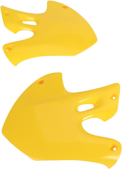 UFO Motorcycle Radiator Protector Yellow