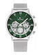 Tommy Hilfiger Legend Ανδρικό Ρολόι 44mm Μπαταρίας με Ασημί Μεταλλικό Μπρασελέ