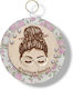 The Art of Beading gift the Souvenir Hanging for Teachers 12x12cm.