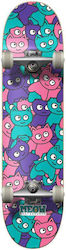 Meow Sticker Pile Complet Placă scurtă Multicolor