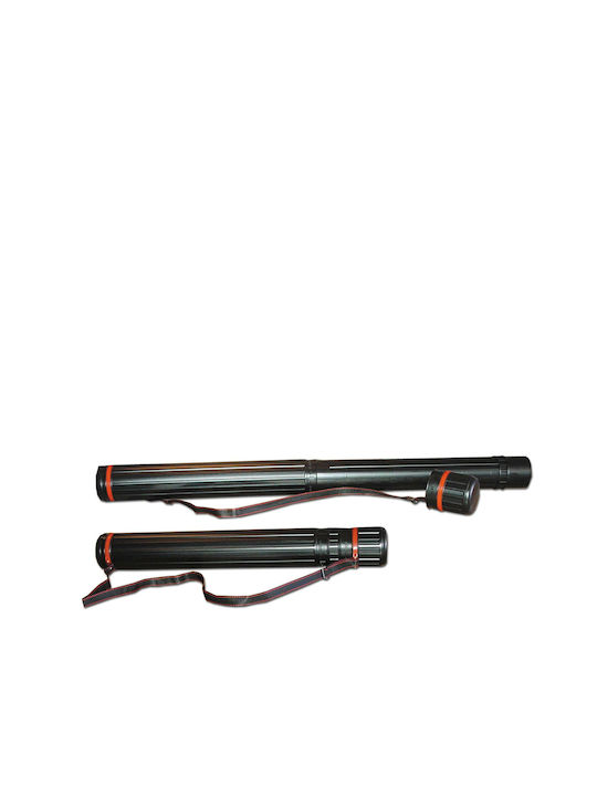 Next Plastic Drafting Tube with Lid and Sling Black
