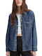 Levi's Women's Denim Long Sleeve Shirt Blue