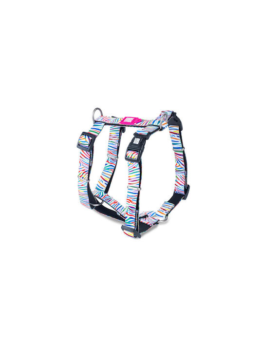 Max & Molly Σαμαράκι Σκύλου Magic Zebra Large 25mm x 70-98cm MM01494