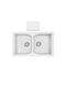 Crown R-86 Economic 6886 688610 Drop-In Мивка от Синтетичен Гранит Ш86xД50см метален лед