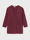 Kids Cardigan Knitted Purple