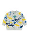 Kinder-Sweatshirt Strickjacke Grau