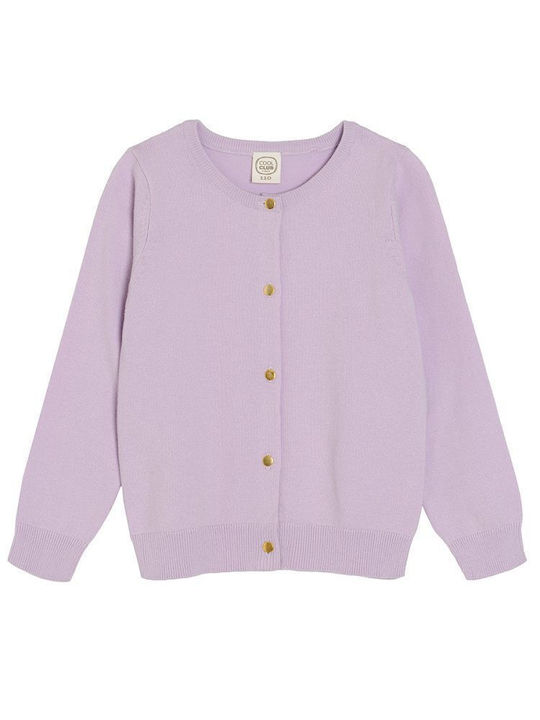 Cool Club Kids Cardigan Knitted Purple