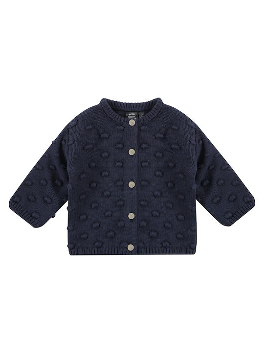 Babyface Cardigan with Zipper Blue