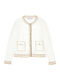 Kinderstrickjacke Weiß