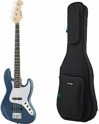 Harley Benton 4-String Electric Bass JB-20 Blue Metallic