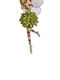 Christmas Plastic Figure Fairy Green Height 12cm