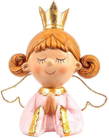 Коледна Пластмасова Фигура Angel Медно Височина 24см.