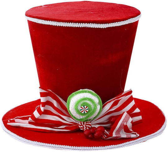 Vintage Lovers Weihnachtliche Figur Hut Rot Höhe 35cm