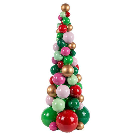 Christmas Decorative Illuminated Plastic Tree Cone 41cm
